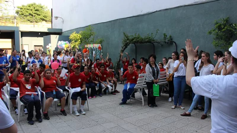 Marcha por la semana de la sordera.