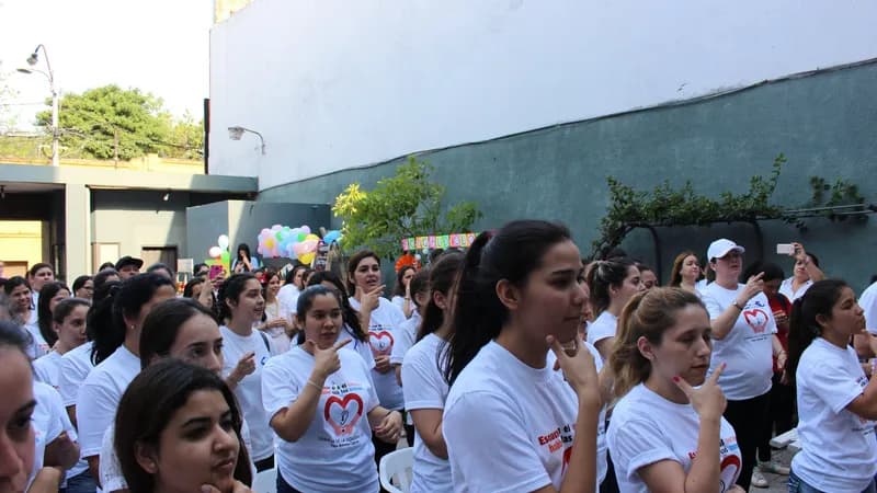 Marcha por la semana de la sordera.