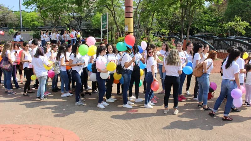 Marcha por la semana de la sordera.