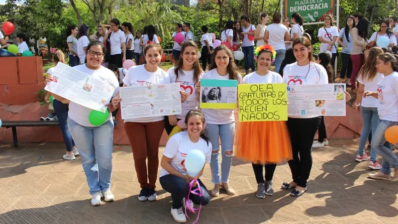 Marcha por la semana de la sordera.