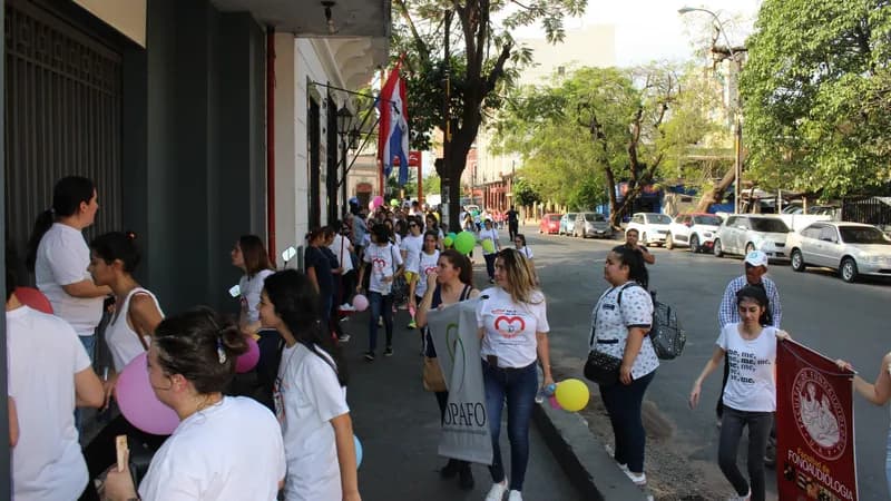 Marcha por la semana de la sordera.