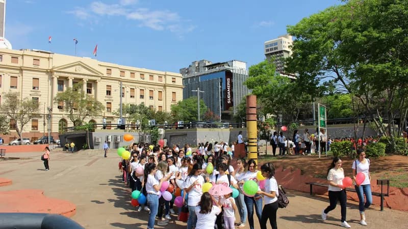 Marcha por la semana de la sordera.