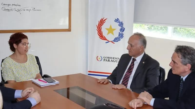En el marco de una serie de reuniones con autoridades del Paraguay, Rector de la Universidad Autónoma de Chile visitó dependencias de la UAP