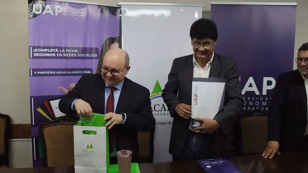 La UAP firma convenio marco con la Cooperativa Ypacaraí Ltda.