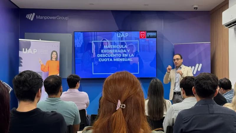 Universidad Autónoma del Paraguay visitó oficinas de su socio estratégico ManpowerGroup