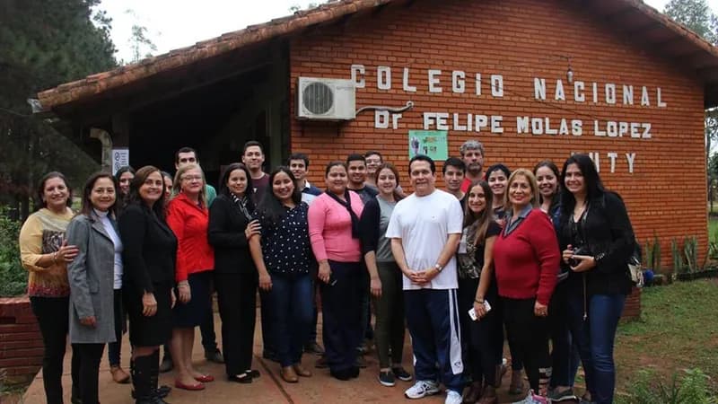 Visita Yuty, Departamento de Caazapa en Homenaje al Dr. Felipe Benigno Molas Lopez