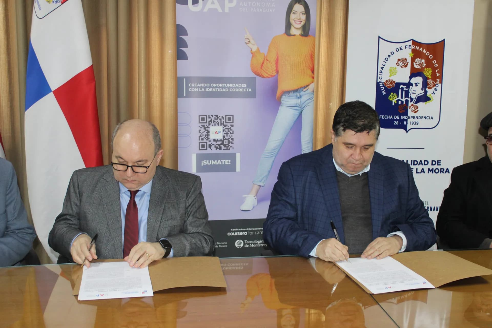 Universidad Autónoma del Paraguay firmó Convenio Marco con la Municipalidad de Fernando de la Mora