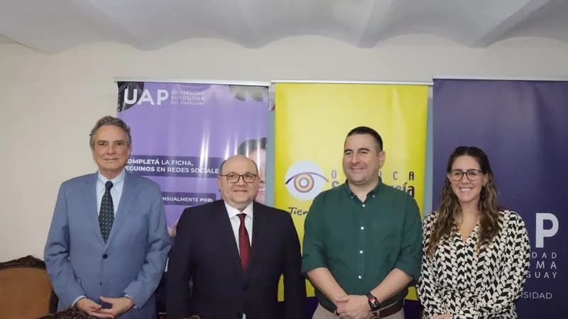 La Universidad Autónoma del Paraguay firma convenio marco con Óptica Santa Lucía