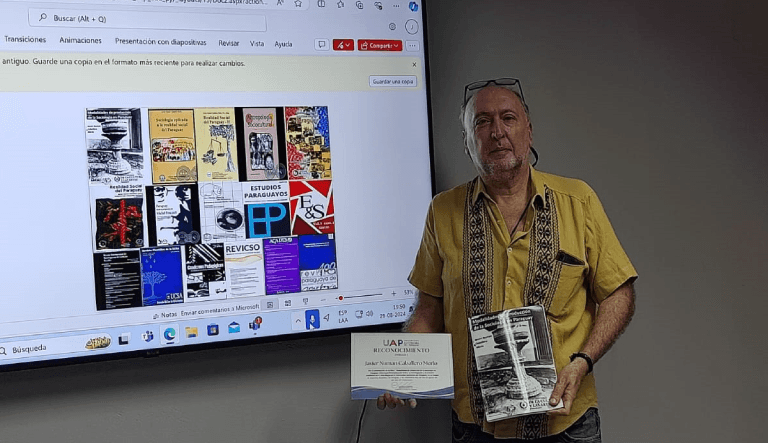 Docente de la Universidad Autónoma del Paraguay lanzó su libro “Modalidades de Producción de la Sociología en Paraguay”